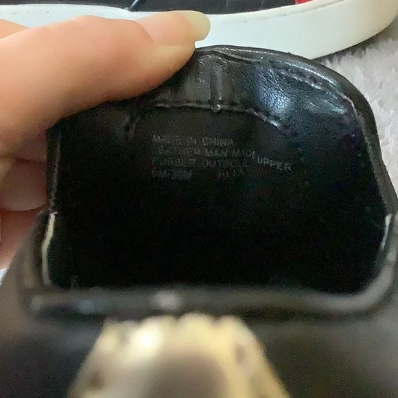 MICHAEL Michael Kors Black, Red & Gold Star-Accent Slip-On Sneakers - Picture 9 of 11